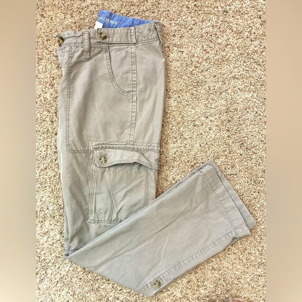 Banana Republic Y2K Cargo Chino Pants- authentic vintage mint condition